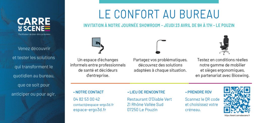 Invitation showroom Le Confort Performant - 23 avril 2026 au Pouzin